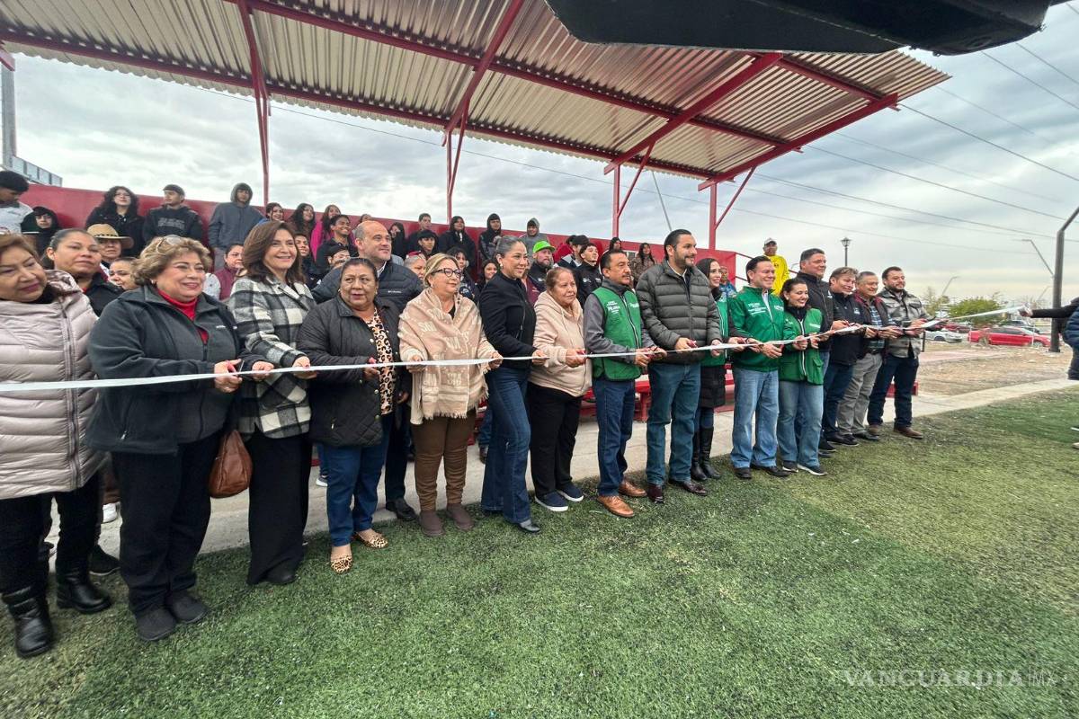 Monclova: rehabilitan el Campo Garibay y fortalecen infraestructura deportiva