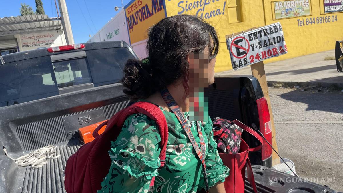 Presunto drogadicto lesiona a mujer a pedradas al no querer darle dinero en Saltillo