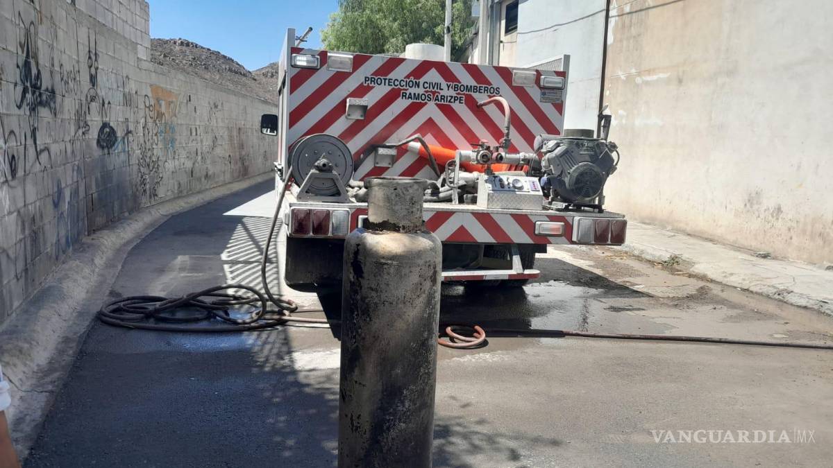 Milagrosamente, dos menores resultan ilesos tras incendio en vivienda de Ramos Arizpe