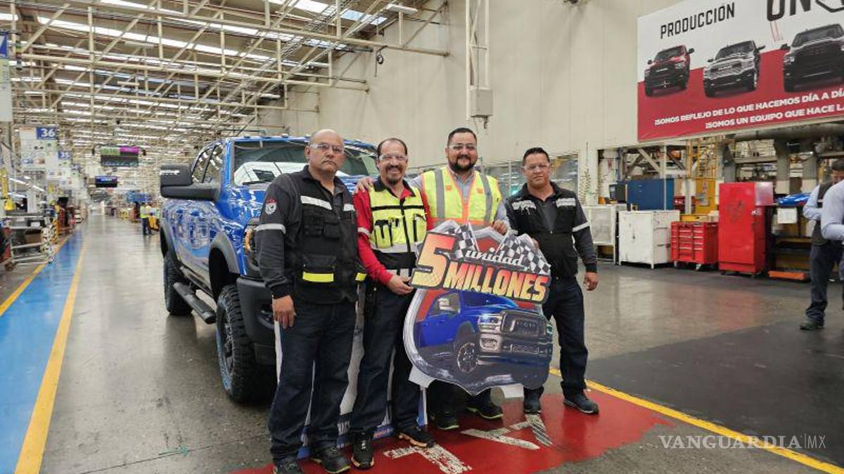 Festejan en Stellantis por la unidad 5 millones de la Ram