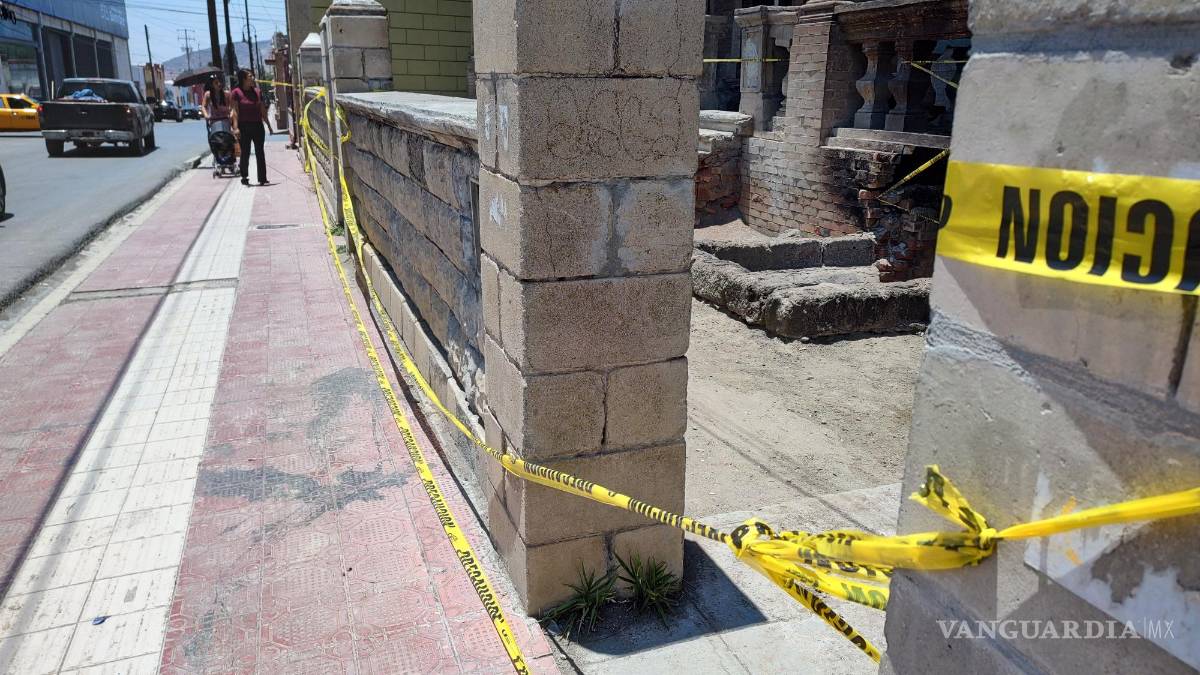 Casa antigua incendiada en Saltillo, es parte del catálogo nacional de monumentos históricos
