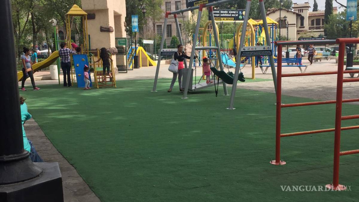 Hacen mal uso de juegos para niños discapacitados en Alameda de Saltillo