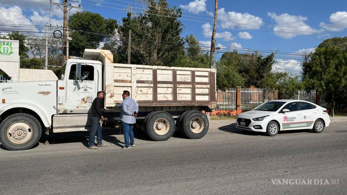 Torreón: revisan condiciones de seguridad en camiones materialistas