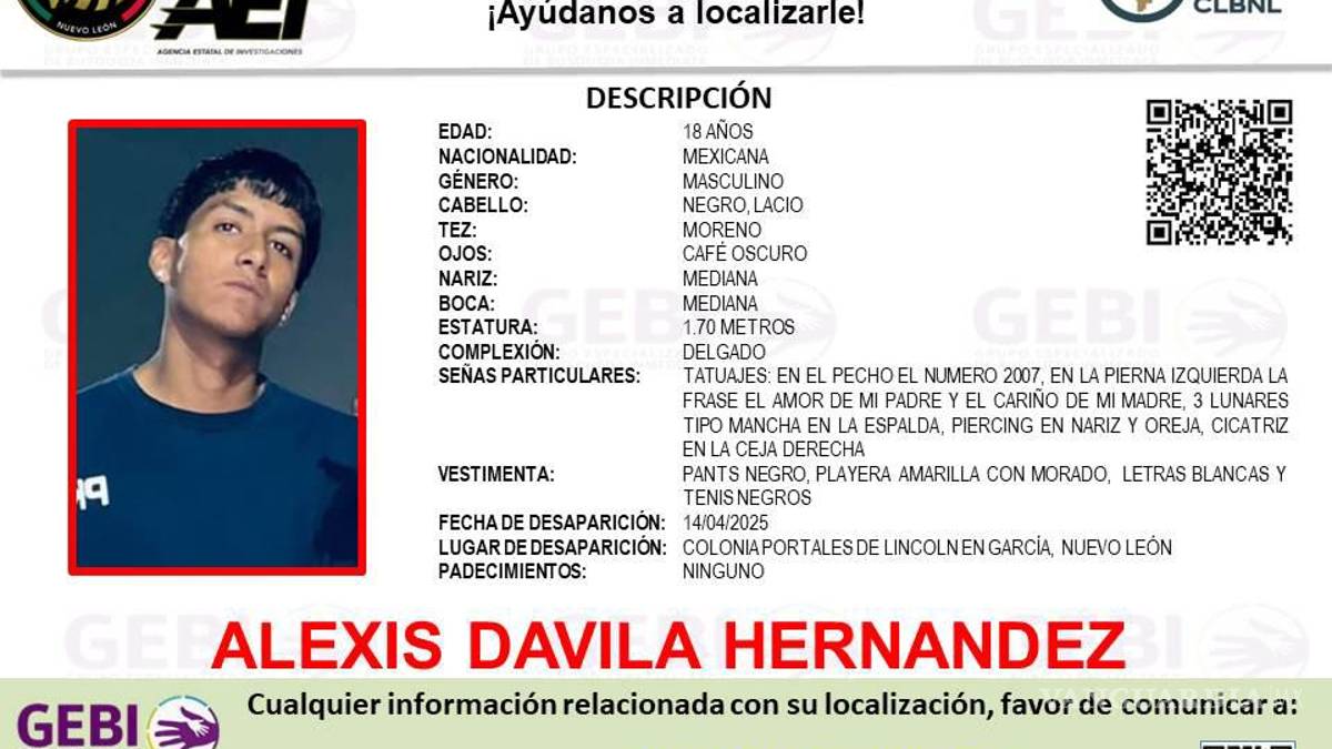 Buscan a tres amigos que desaparecieron en García, Nuevo León