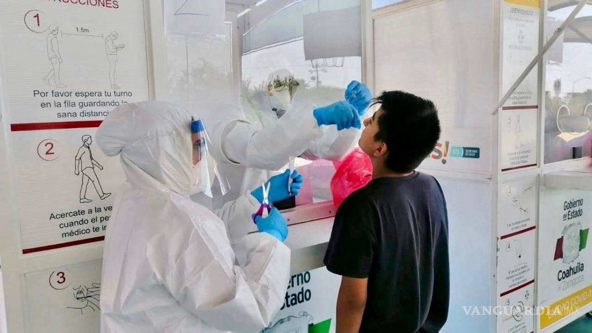 Saturados en Saltillo módulos para pruebas COVID-19