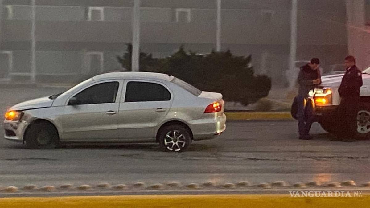 Choques por neblina mañanera provocan caos en Saltillo