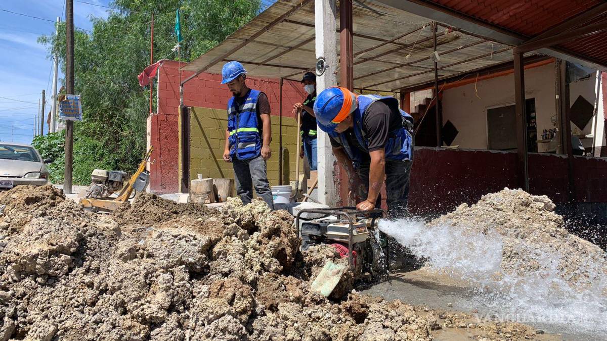 Saltillo: atiende Agsal hasta 200 fugas al mes no visibles