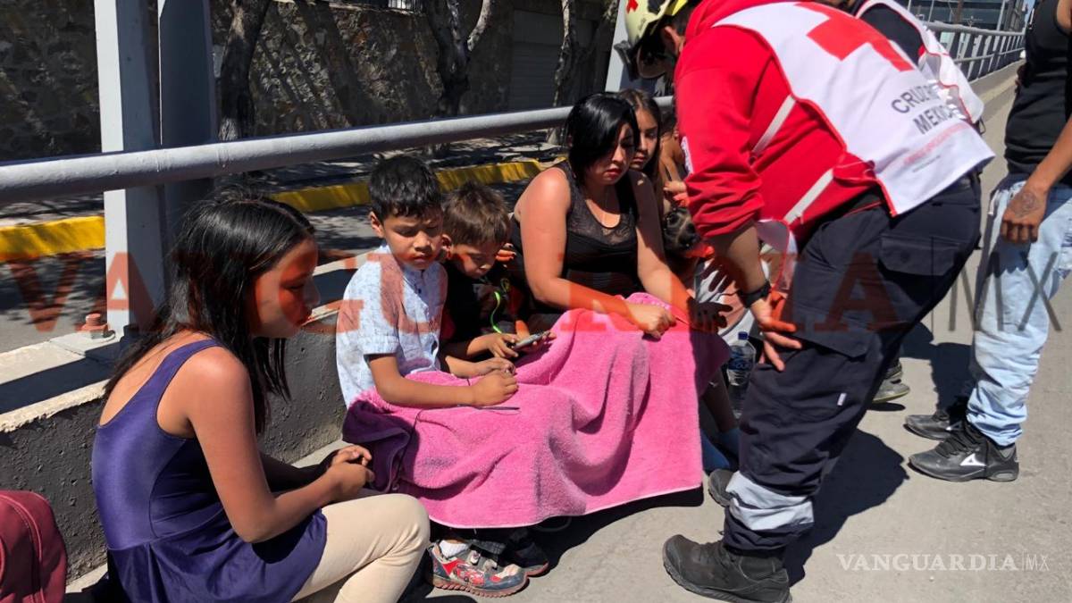 Accidente deja 11 personas lesionadas en puente vehicular de Saltillo