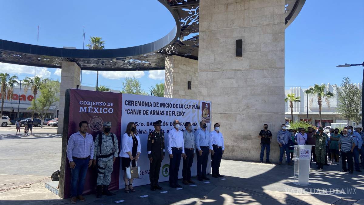 Arranca campaña de Canje de Armas en Monclova