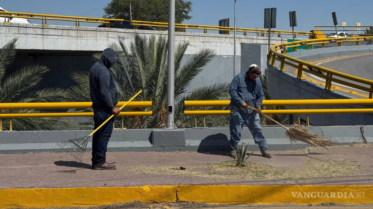 Dan mantenimiento integral al Nudo Mixteco en Torreón