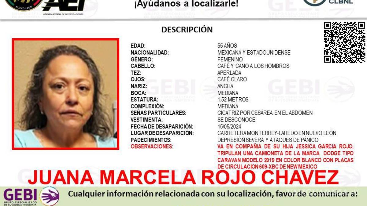 Desaparecen madre e hija estadounidenses, en la carretera Monterrey - Laredo