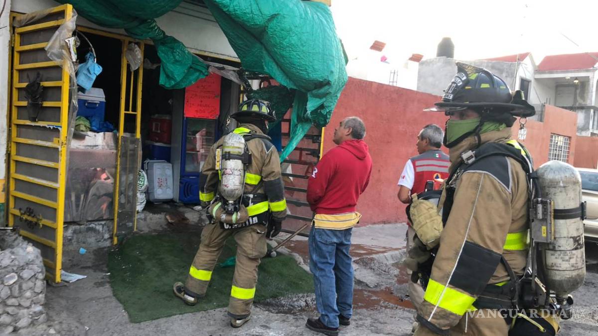 Se incendia tortillería en colonia ubicada al sur de Saltillo
