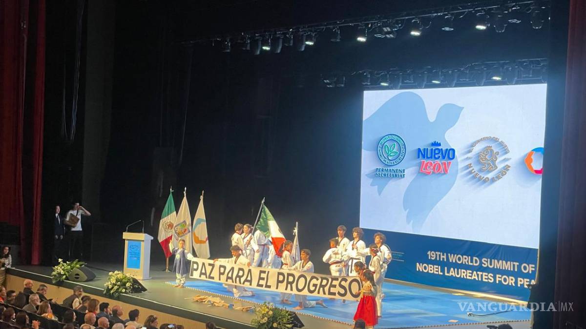 Realizan en Monterrey XIX Cumbre Mundial de los Premios Nobel de la Paz
