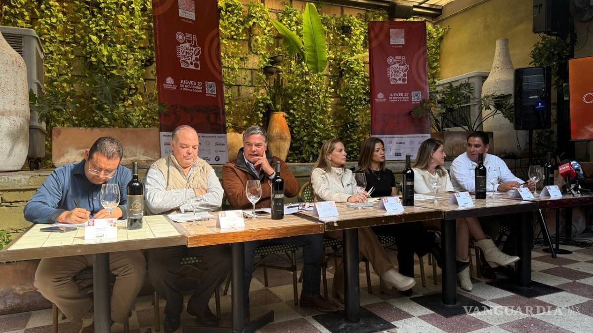 ¡Brindemos juntos! Promueven en Monterrey, Nuevo León, CoahVino Fest 2025