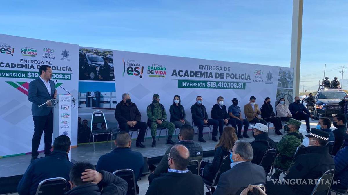 Saltillo tiene ya su propia Academia Municipal de Policía; inauguran edificio con inversión de 19.4 mdp