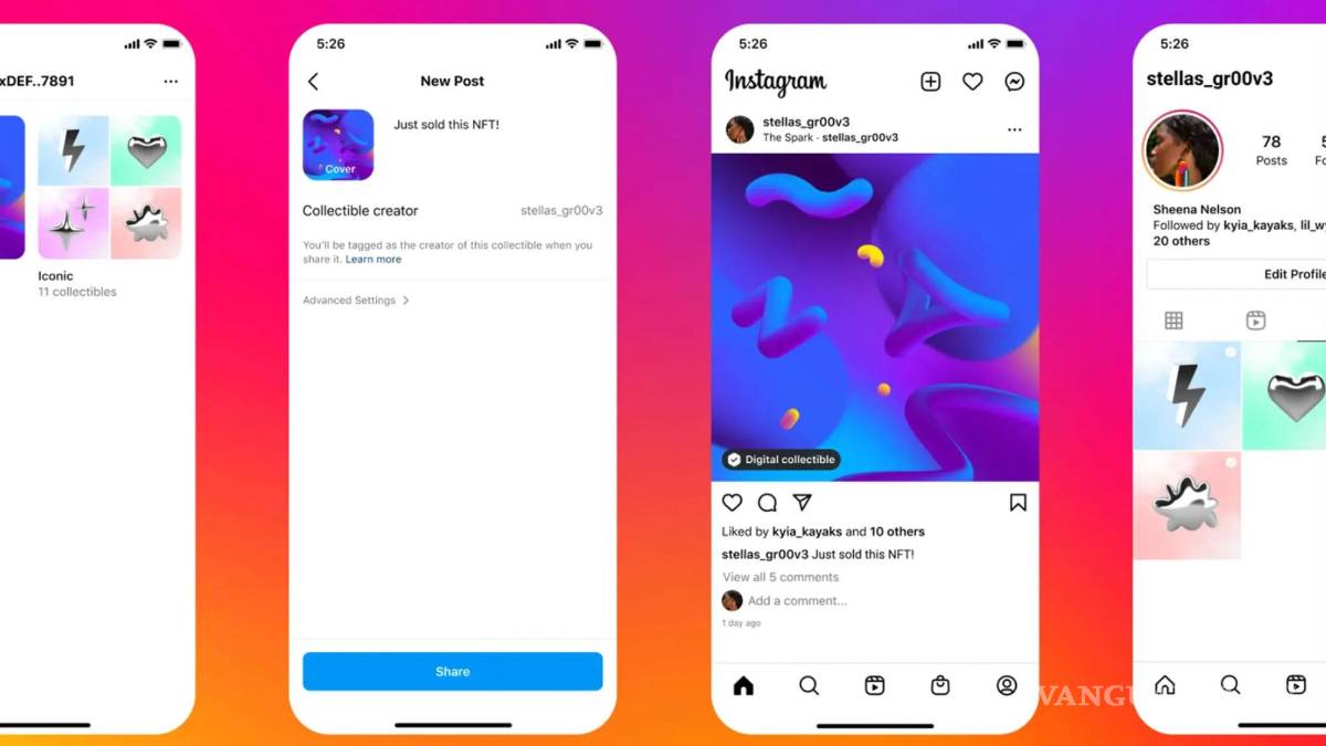 NFT ya no son prioridad en Instagram y Facebook