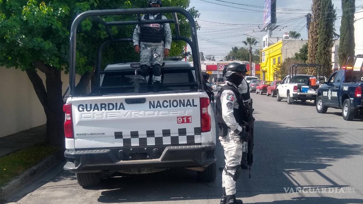 Custodiado por fuerte operativo policiaco y militar, trasladan a reo federal al dentista en Saltillo