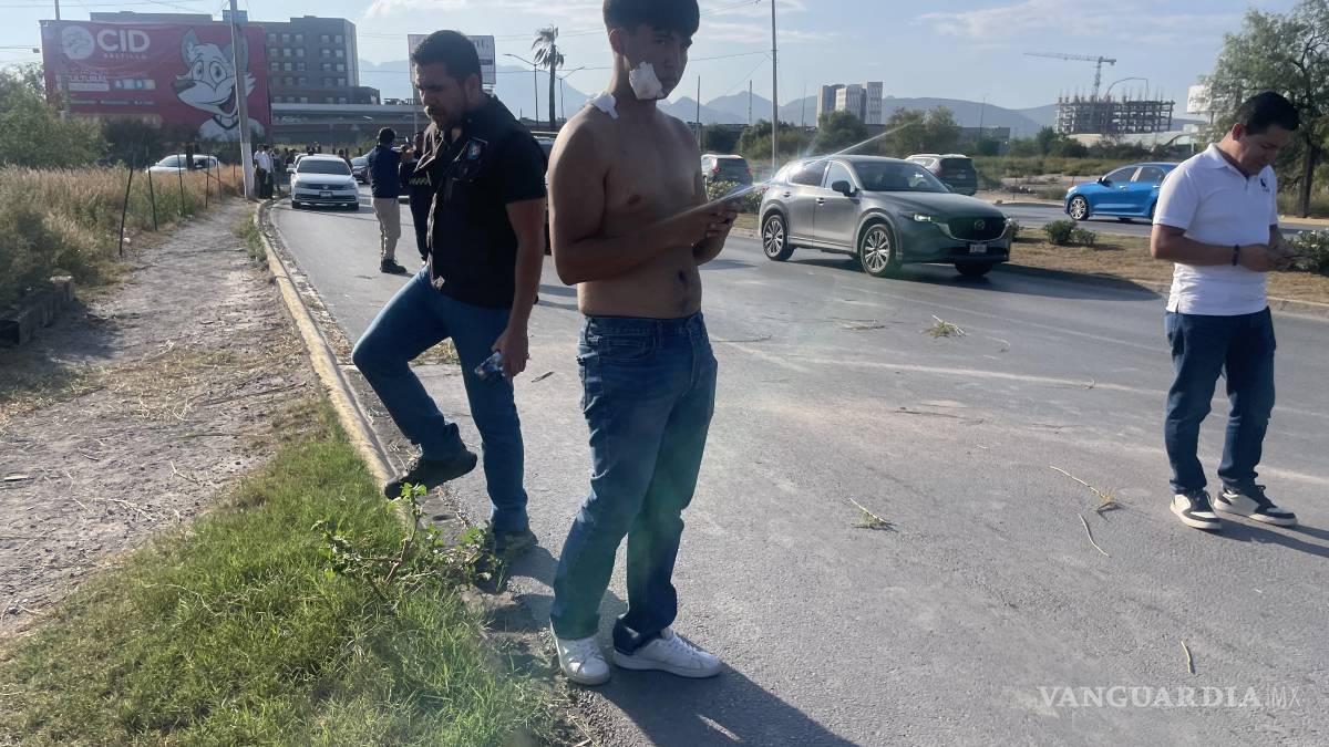 Migrante hondureño provoca choque múltiple en Saltillo tras robar vehículo de su patrón