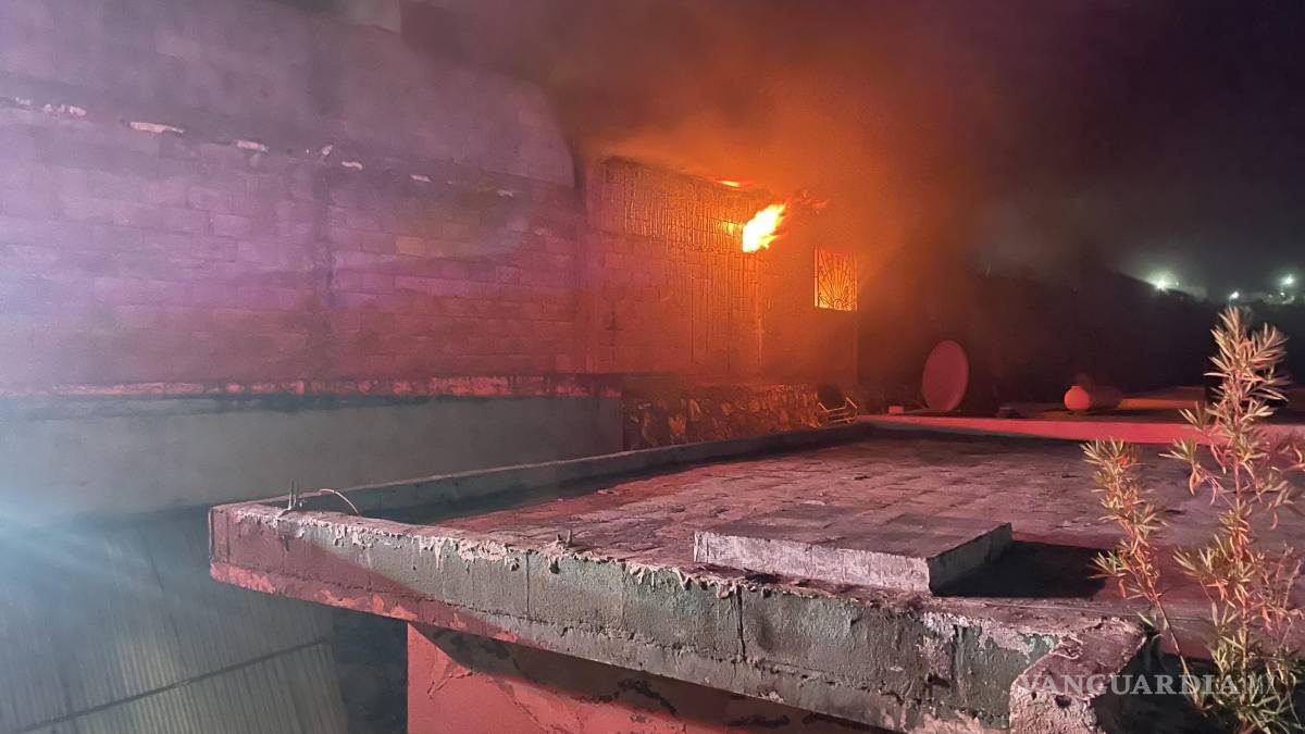 Saltillo: Cazo con 200 kilos de manteca provoca incendio en Lomas de Lourdes