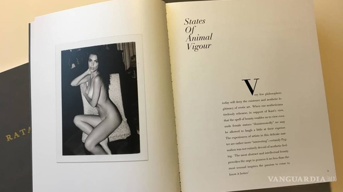 Reeditan polémico libro con imágenes inéditas de Emily Ratajkowski
