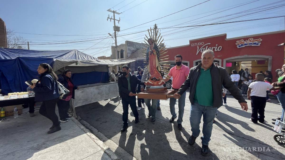 Saltillo: piden taxistas a la Virgen de Guadalupe que acabe conflicto con InDriver