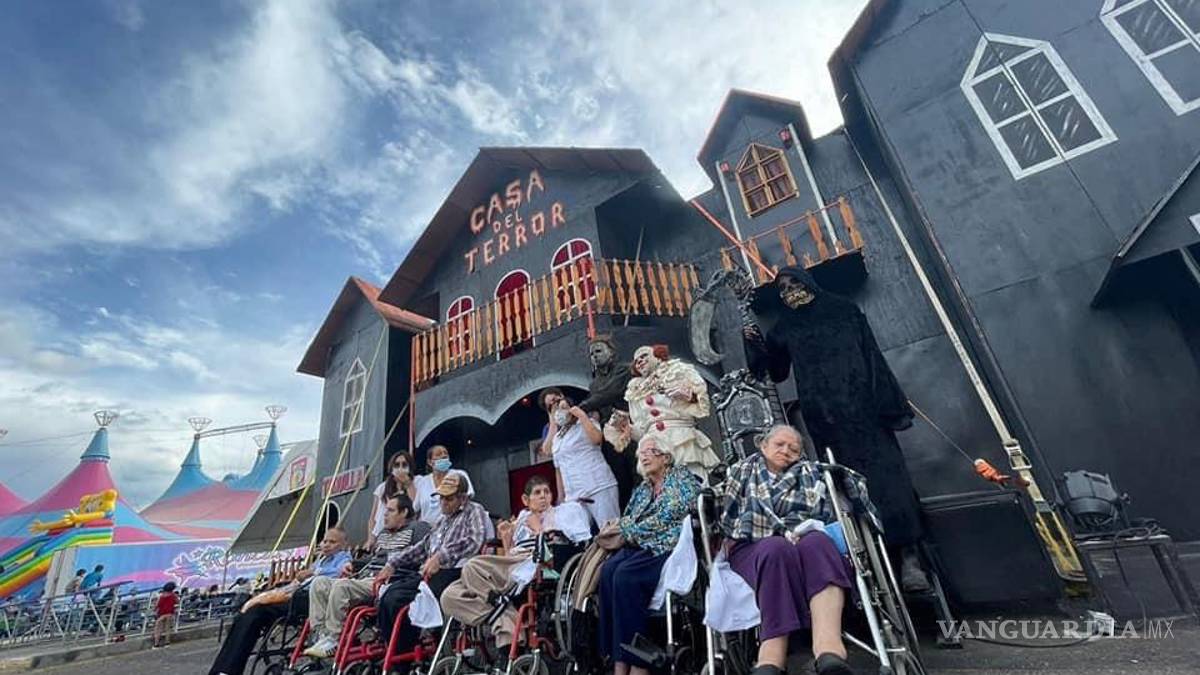 ‘Gozamos como chiquillos’; adultos mayores de asilo visitaron la Feria Saltillo (video)