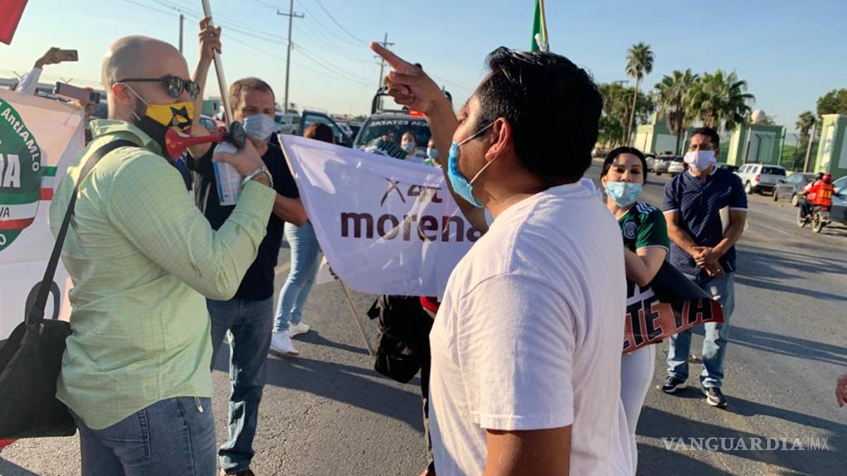 Desata zafarrancho presencia de AMLO en Nuevo León