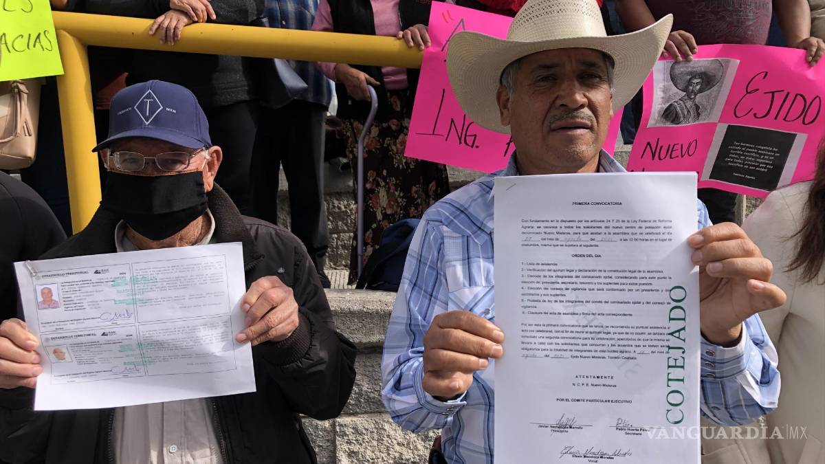 Constituyen el ejido Nueva Mieleras en Zaragoza