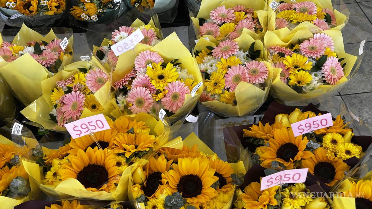 Flores amarillas conquistan Saltillo: elevan hasta 80% las ventas de florerías