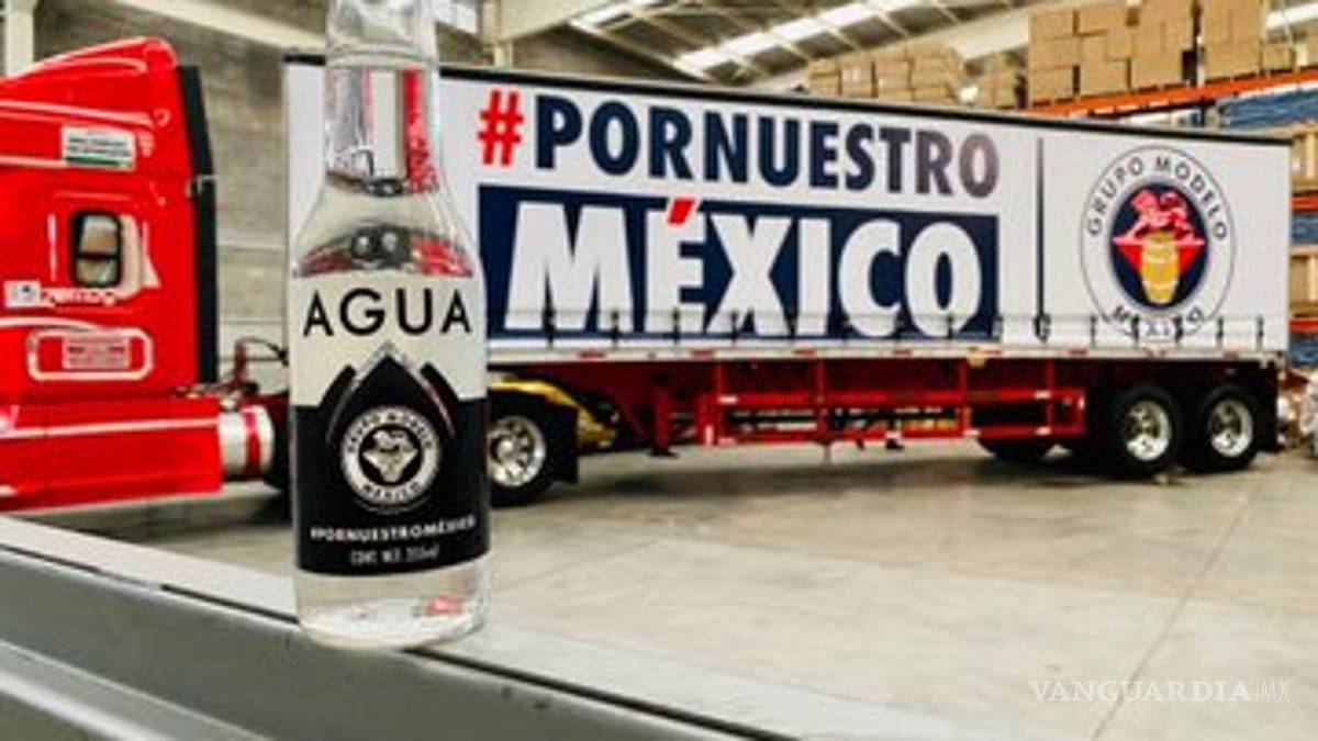 Para la sed de la buena... Así luce el agua Corona, Grupo Modelo donará 600 mil botellas
