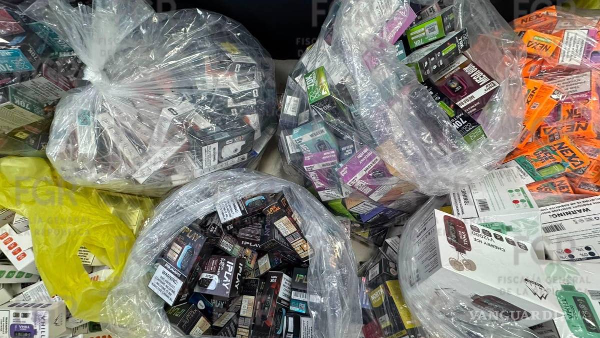 Cateo deja tres detenidos y el aseguramiento de casi 3 mil vapeadores, en NL