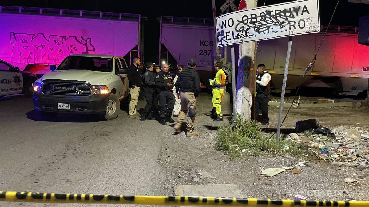 Tren embiste a vendedor de nieves de Saltillo cuando intentaba cruzar y le quita la vida