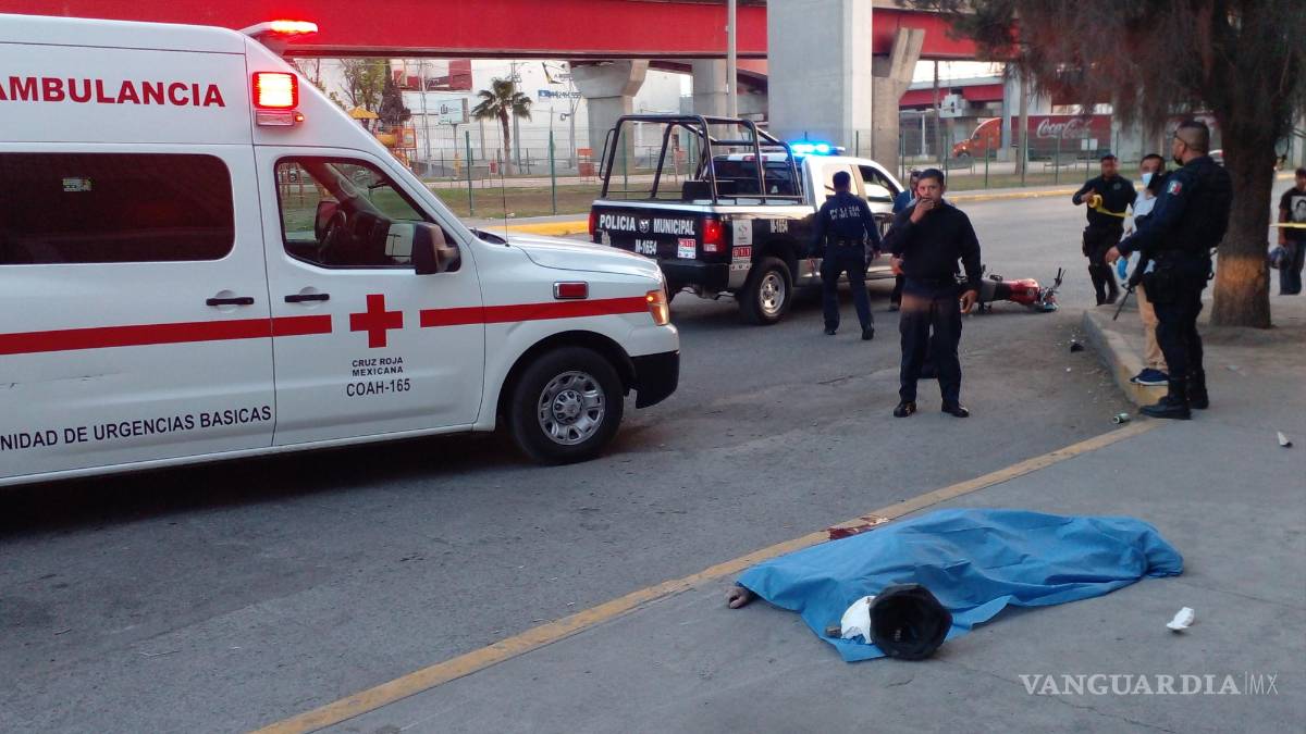 Muere motociclista en el Blvd. Fundadores de Saltillo