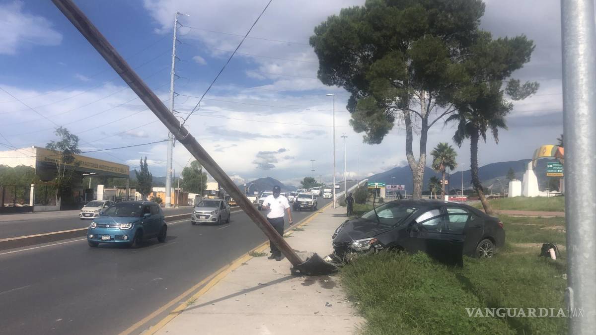 Enfermera dormita y causa accidente en El Sarape