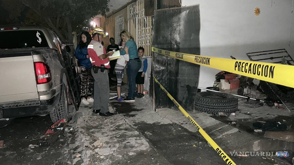 Saltillo: explota casa en La Amistad; resulta lesionada madre de policía municipal