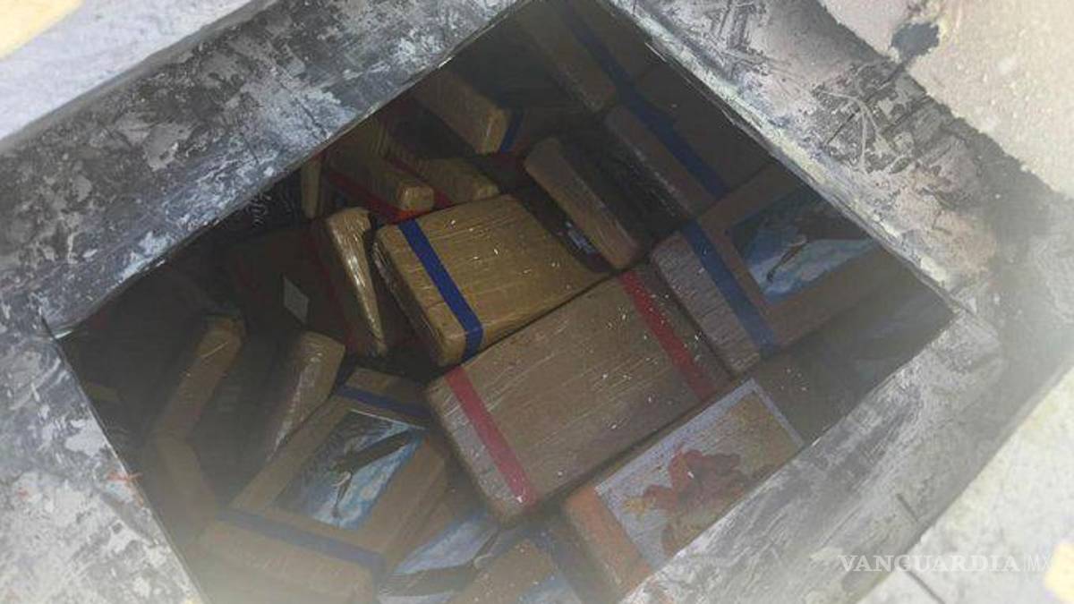 Decomisan tonelada de cocaína en camioneta con doble fondo en Sonora