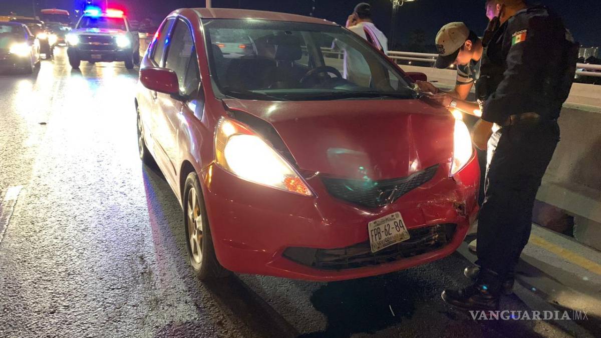 Distracción de conductor provoca accidente en la colonia Satélite Sur de Saltillo