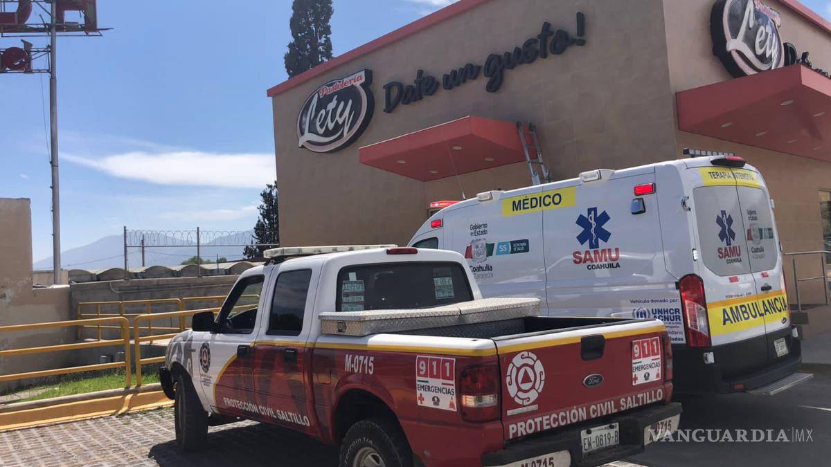 Saltillo: cae desde altura de dos metros al perder pisada