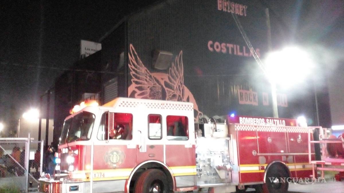 Se incendia restaurante al norte de Saltillo