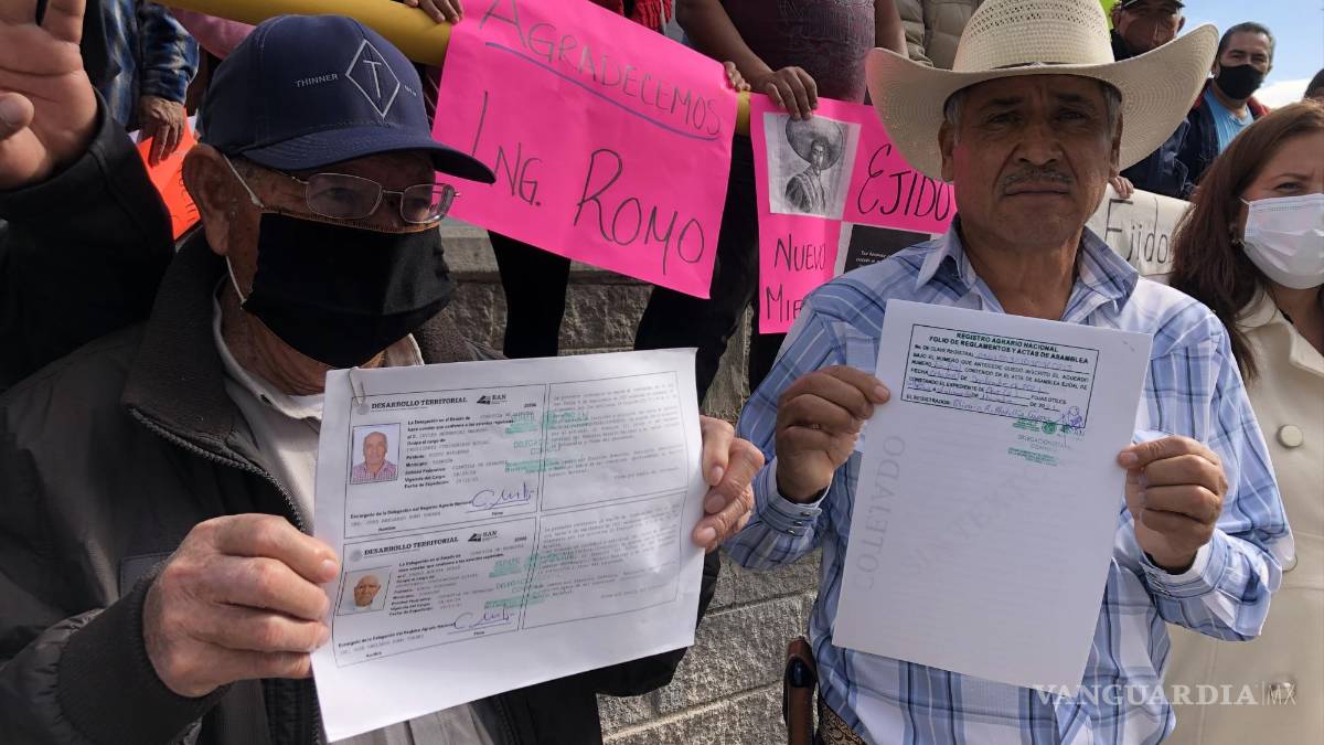 Constituyen el ejido Nueva Mieleras en Zaragoza