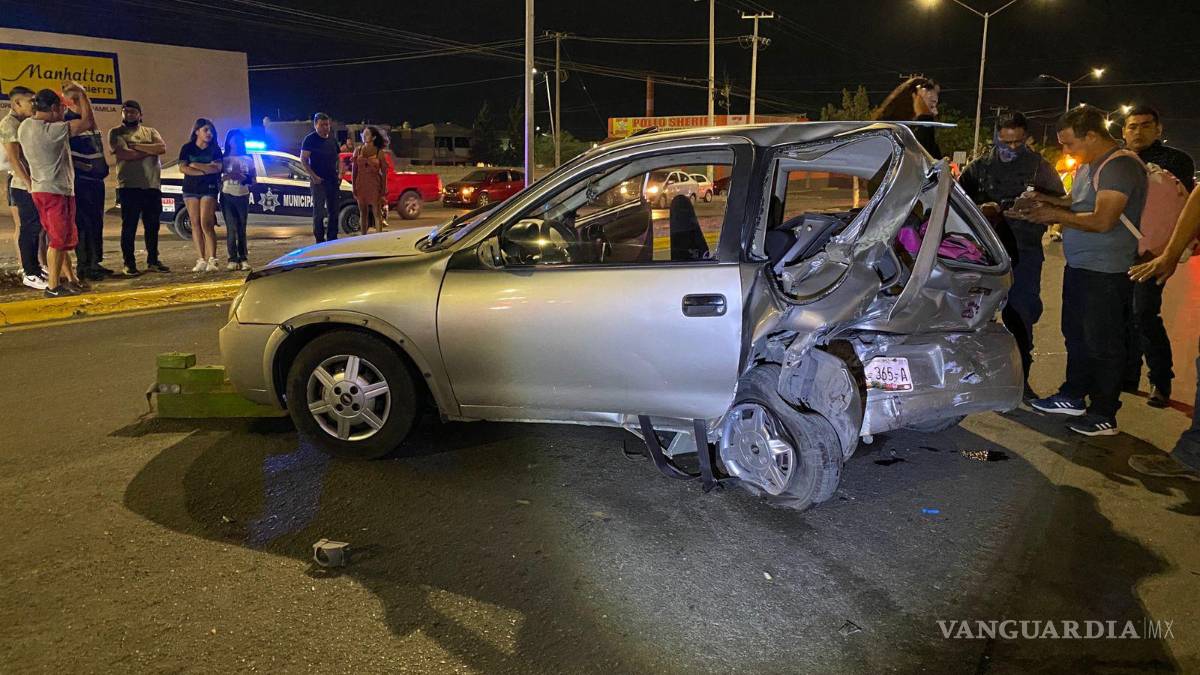 Conductor alcoholizado deja prensada a una menor de edad en la colonia Mirasierra de Saltillo
