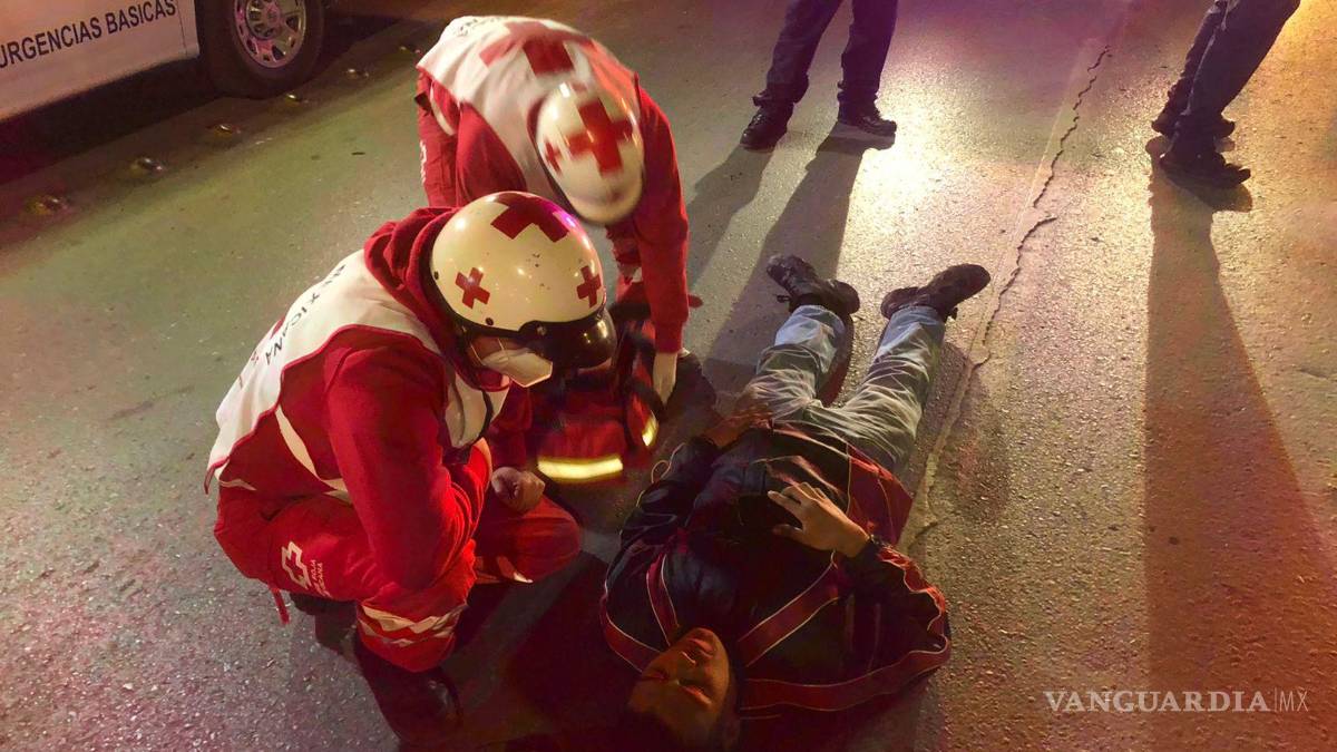 Arrollan a motociclista en el V. Carranza de Saltillo y se dan a la fuga