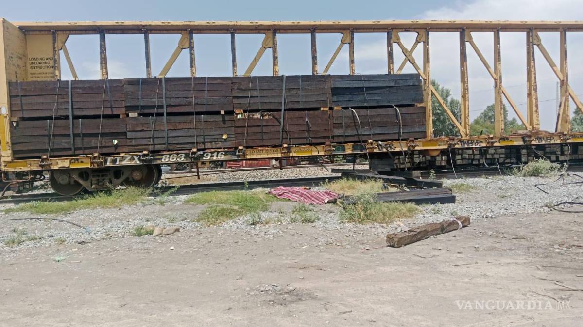 Joven pierde la vida aplastado por durmientes, en Ramos Arizpe