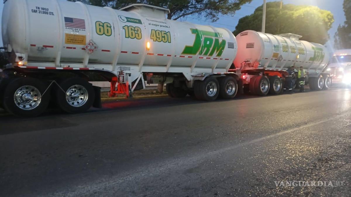 Aseguran tres pipas con 192 mil litros de diésel en Ojo Caliente