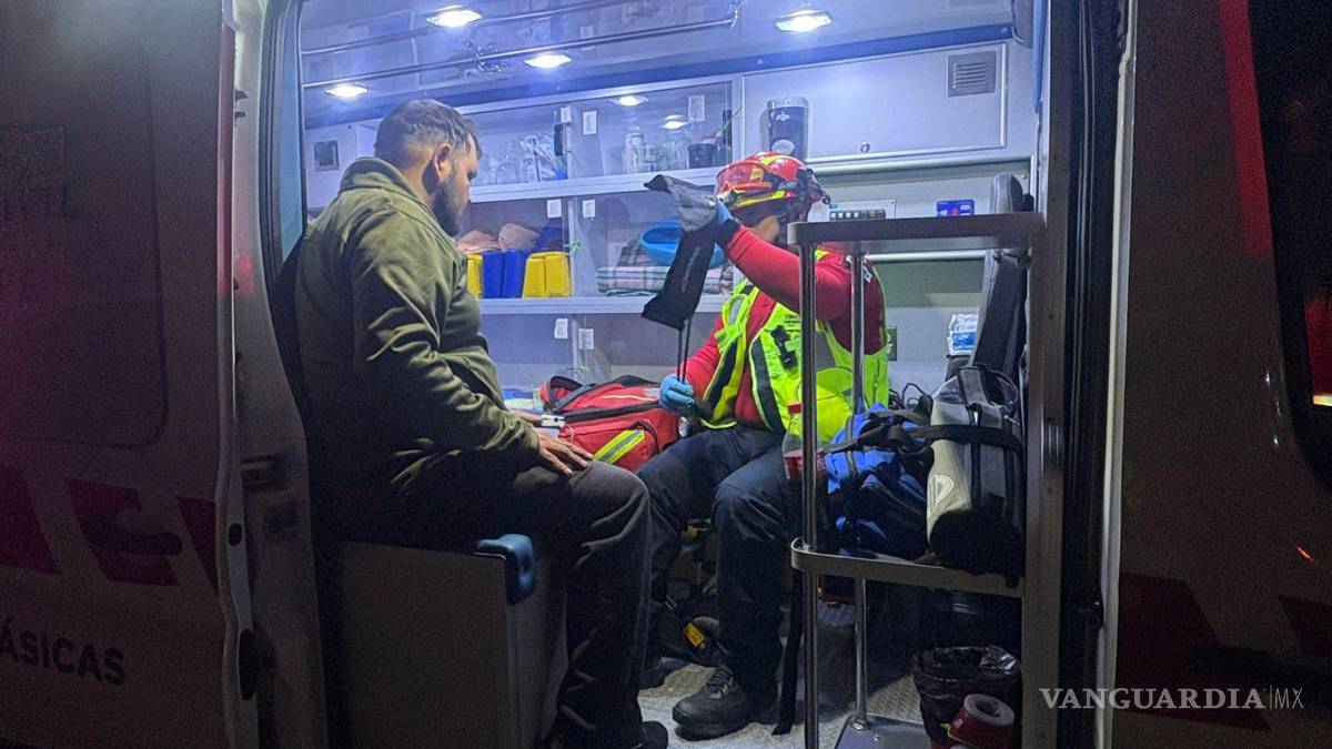 Choque con volcadura deja un herido, en Ramos Arizpe