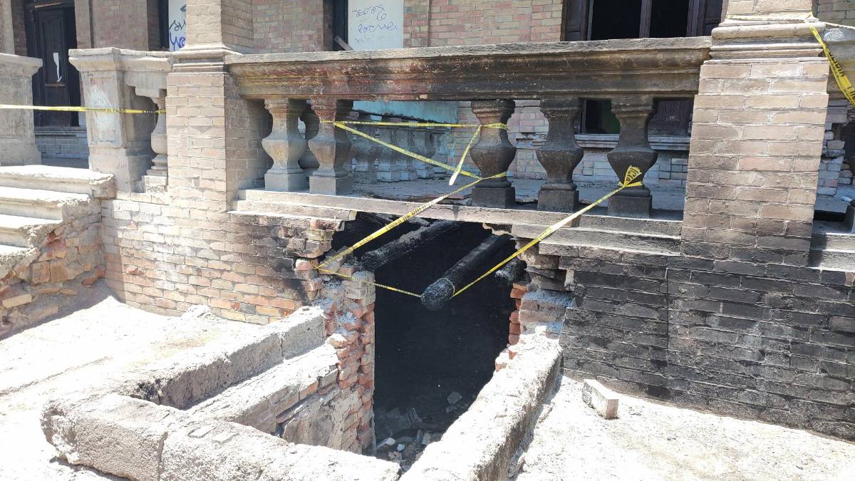 Casa antigua incendiada en Saltillo, es parte del catálogo nacional de monumentos históricos