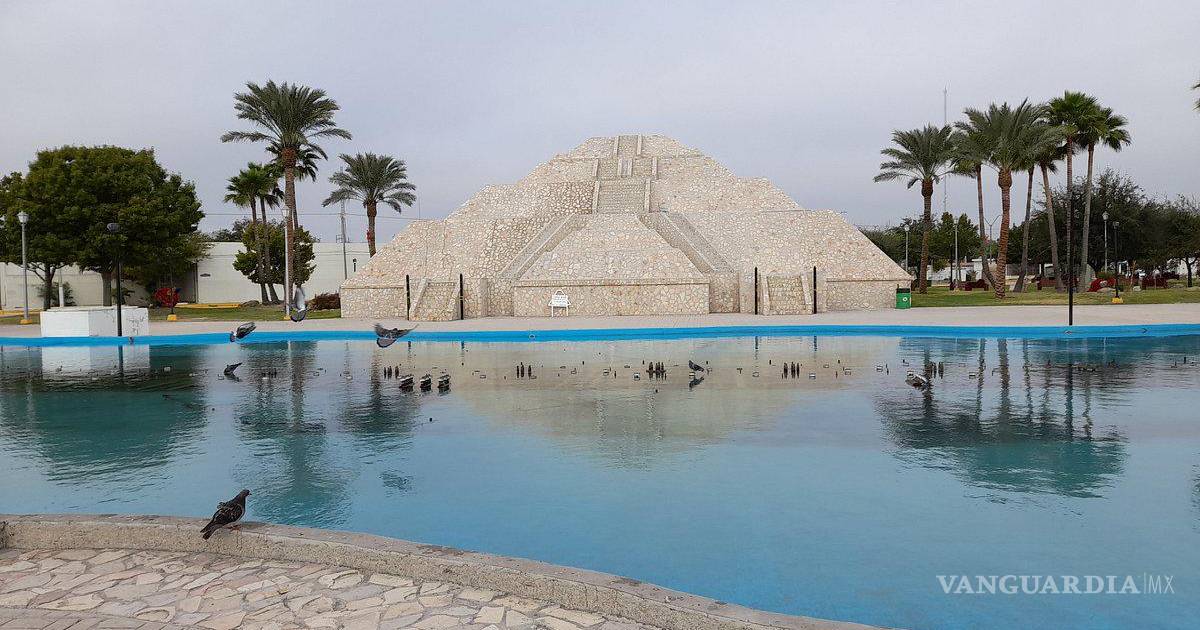 Rehabilitan en Piedras Negras la Pirámide de la Plaza de las Culturas para frenar su deterioro