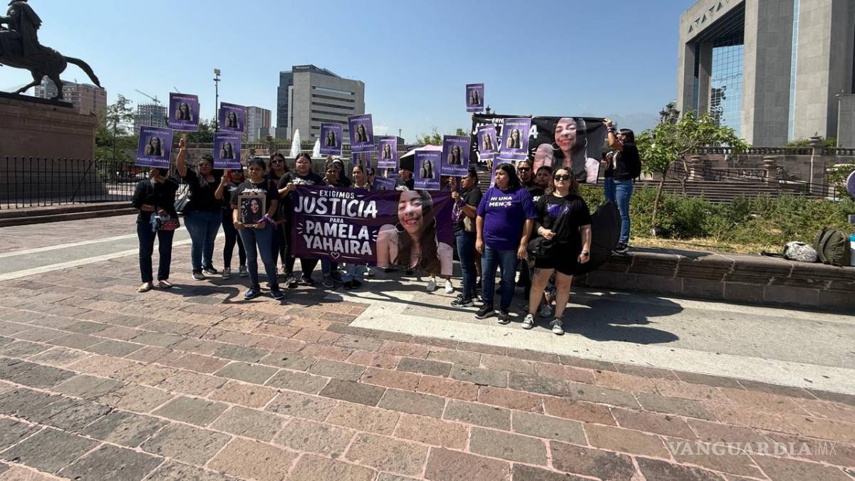 Realizan marcha para exigir justicia por el feminicidio de Pamela Yahaira en Nuevo León