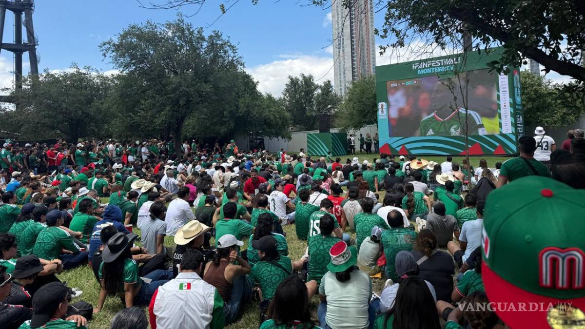 Fan Fest en Monterrey arranca con júbilo por triunfo de México