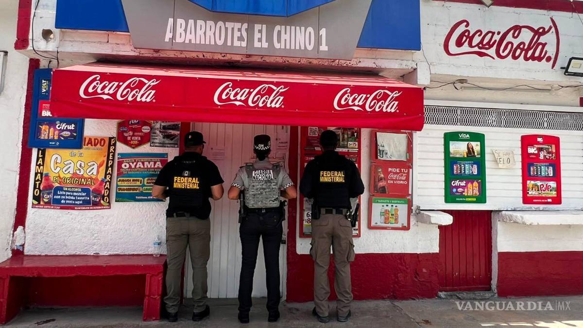 Autoridades federales realizan operativos para retirar máquinas tragamonedas, en Saltillo